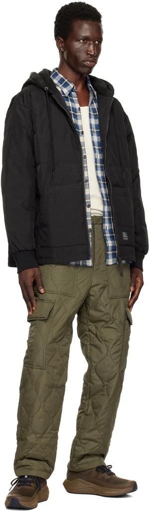 Taion Black Sport Classic Front Zip Down Jacket 4