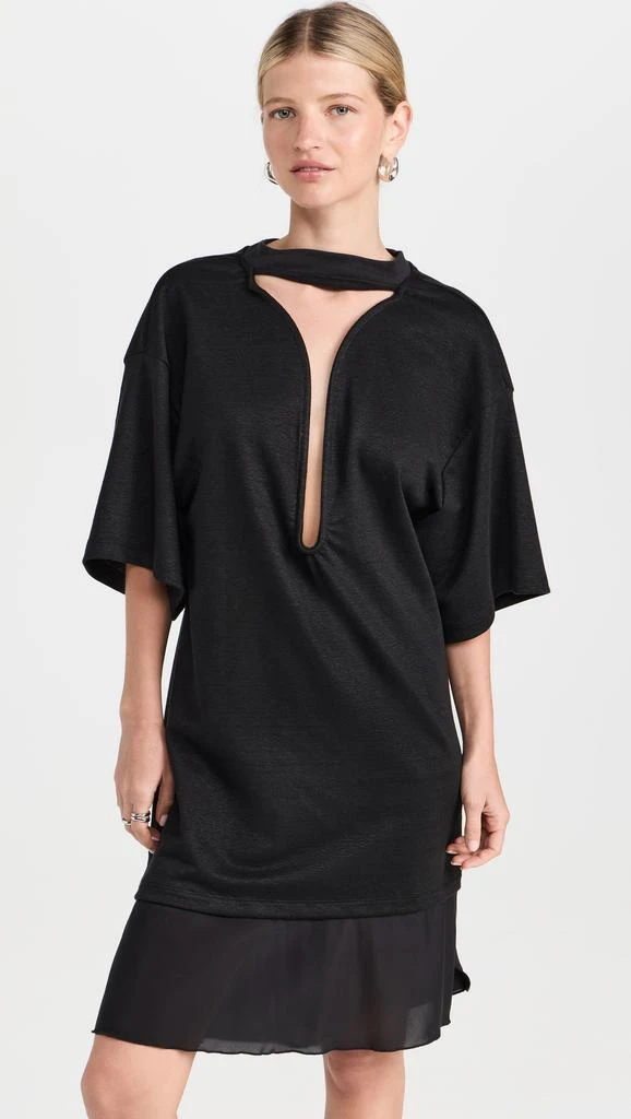 Victoria Beckham Frame Cut-Out T-Shirt Dress 1