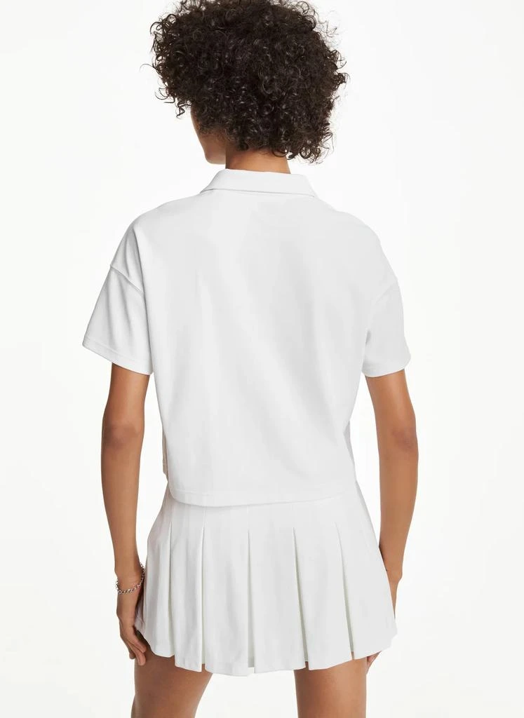 DKNY TECH PIQUE CROPPED POLO 2