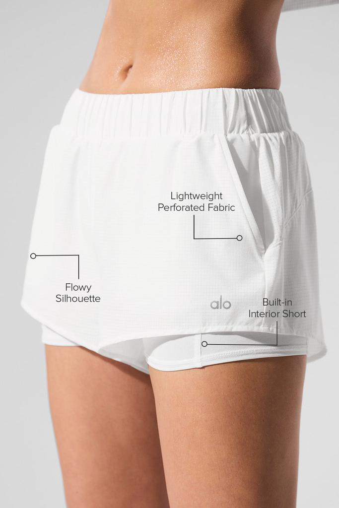 Alo Sport Star Short - White