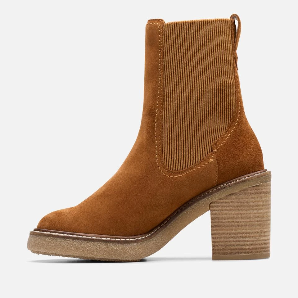 undefined CLARKS WOMEN'S CASSIANO TOP SUEDE CHELSEA BOOTS 4