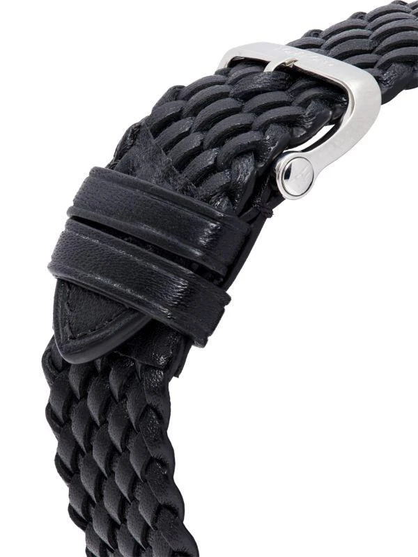Tom Ford No.003 31MM Stainless Steel & Braided Leather Strap Watch 4