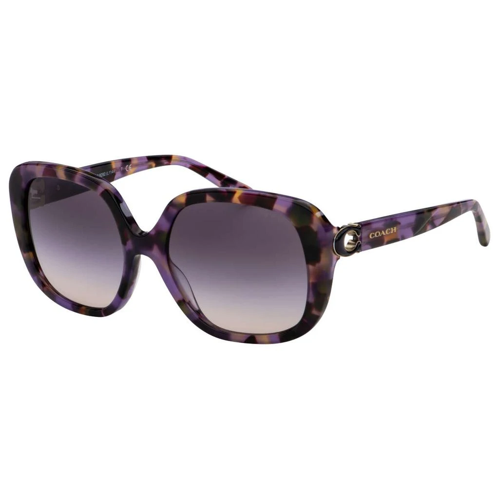 Coach Coach Women's Purple Square Sunglasses 1
