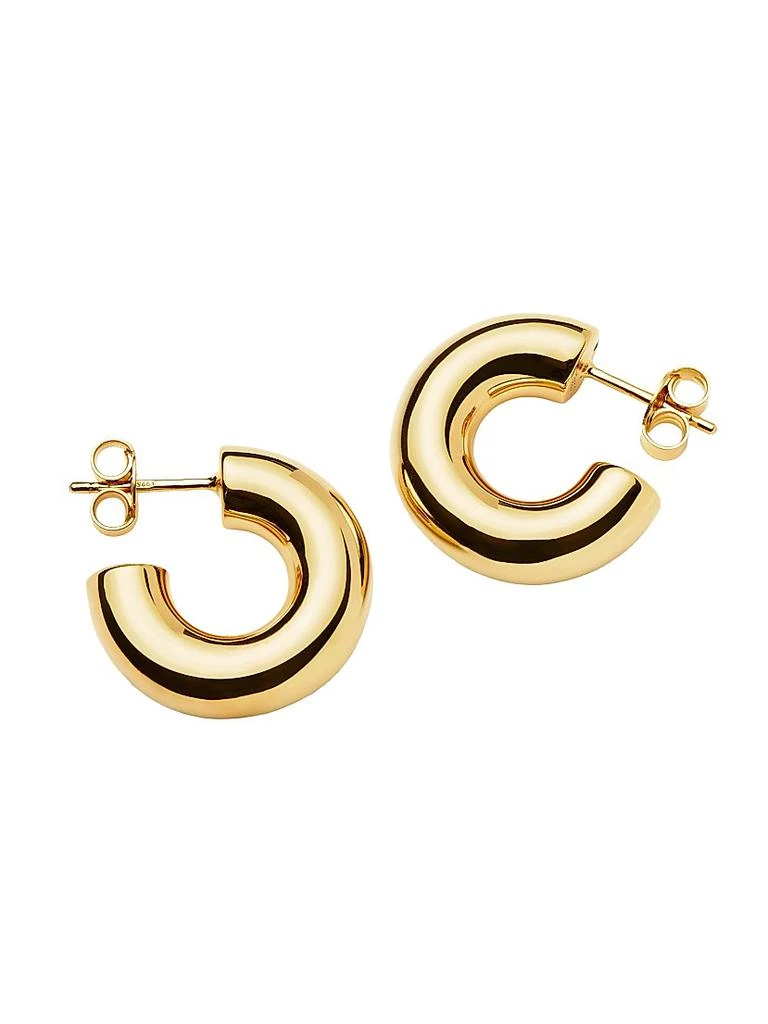 Missoma Chubby 18K-Gold-Plated Small Hoop Earrings 1