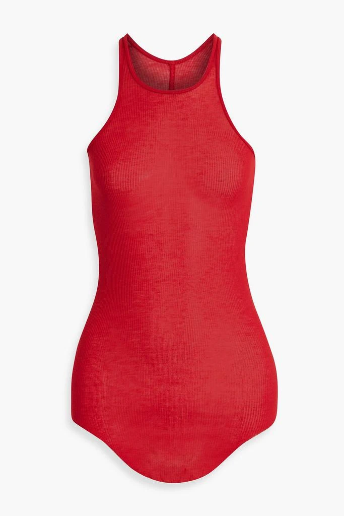 Rick Owens Ribbed jersey tank 1