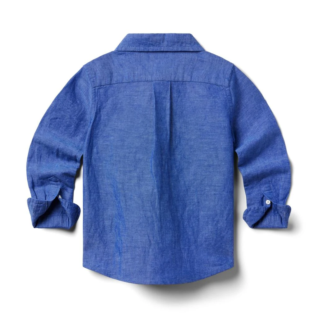 Janie and Jack Chambray Roll Up Top (Toddler/Little Kids/Big Kids) 2