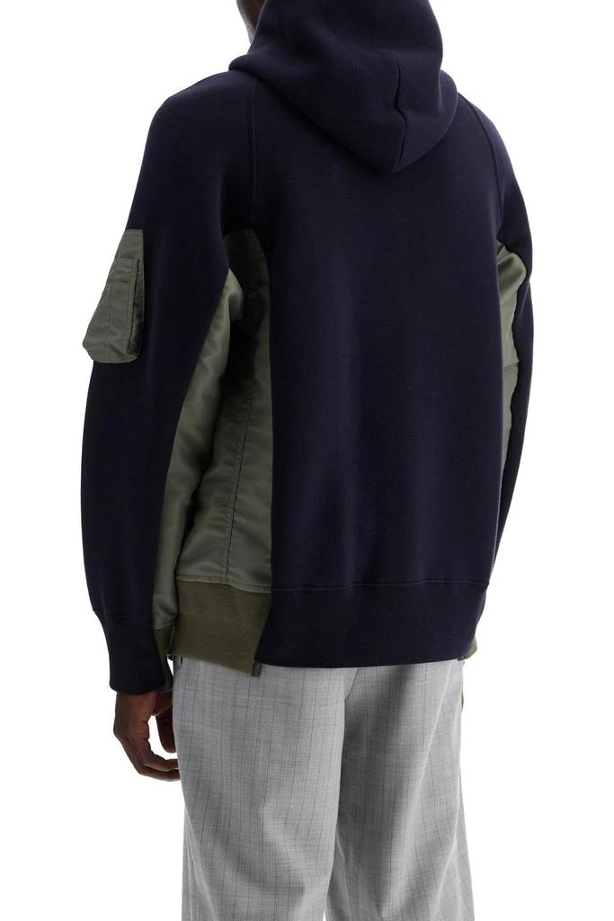 Sacai layered effect sweatshirt style bomber 3