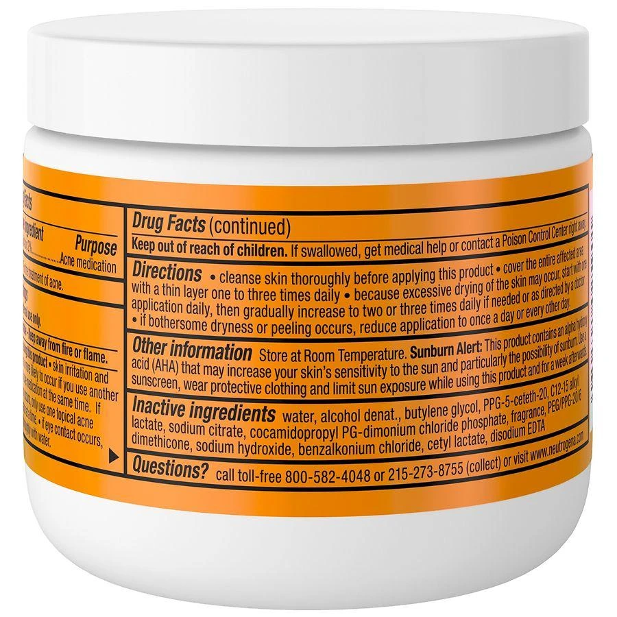 Neutrogena Rapid Clear Maximum Strength Acne Treatment Pads 3
