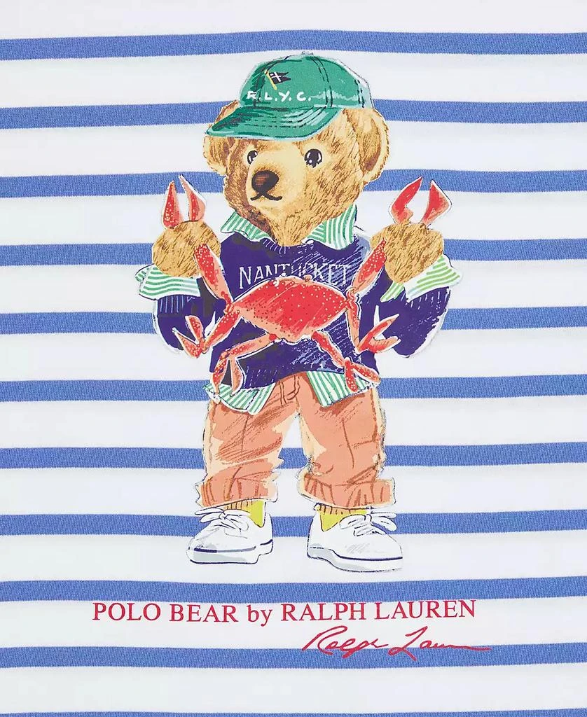 Ralph Lauren Big Boys Polo Bear Striped Jersey T-Shirt 3