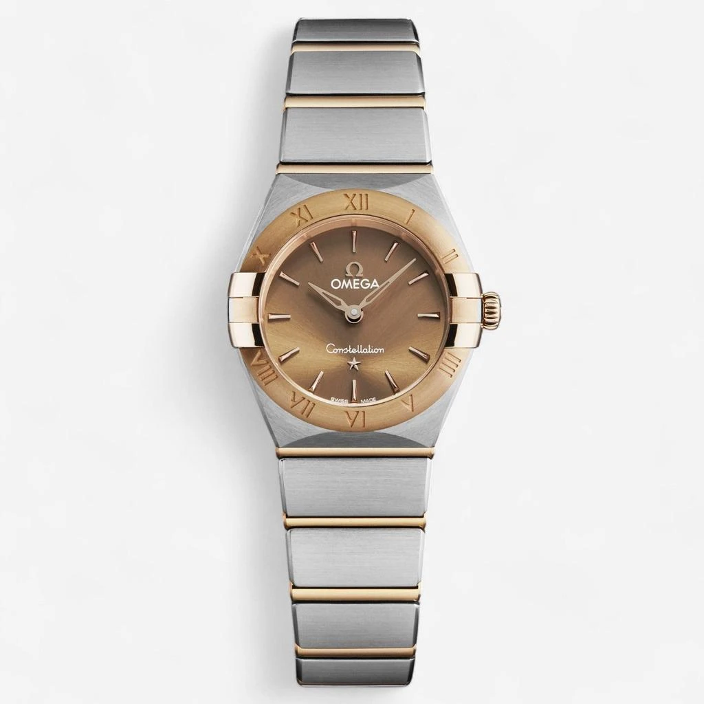 Omega Omega Constellation Stainless Steel & 18K Rose Gold Quartz Ladies Watch 131.20.25.60.13.001 1