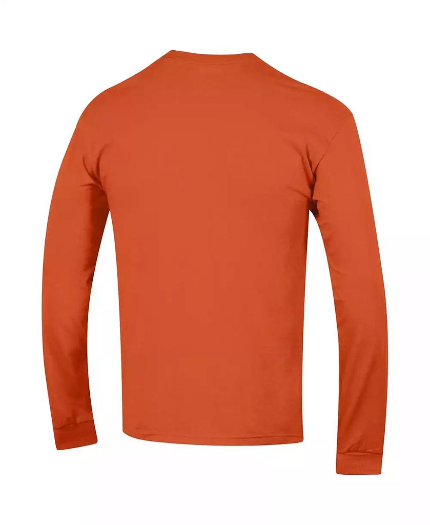 CHAMPION Men
s Orange Denver Broncos Seal Long Sleeve T-Shirt