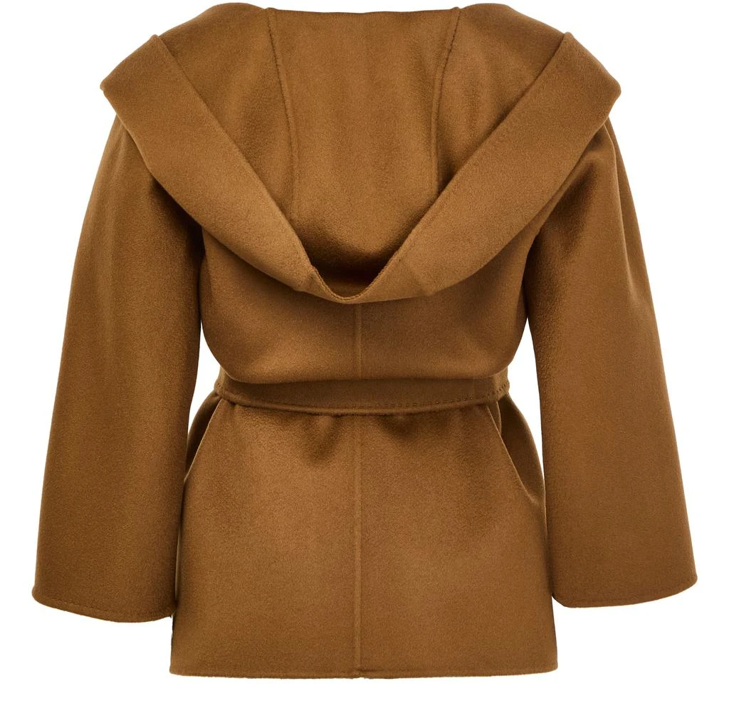 Max Mara Ocroma short belted cashmere coat 3