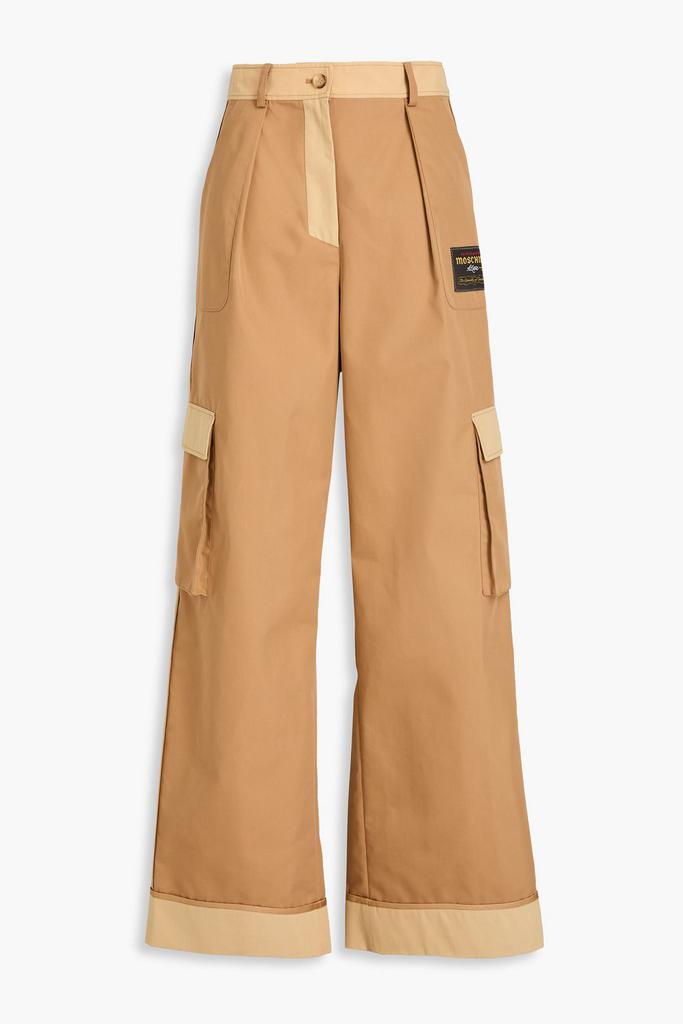 Moschino Tailored Black Trousers With Refined Cuffs