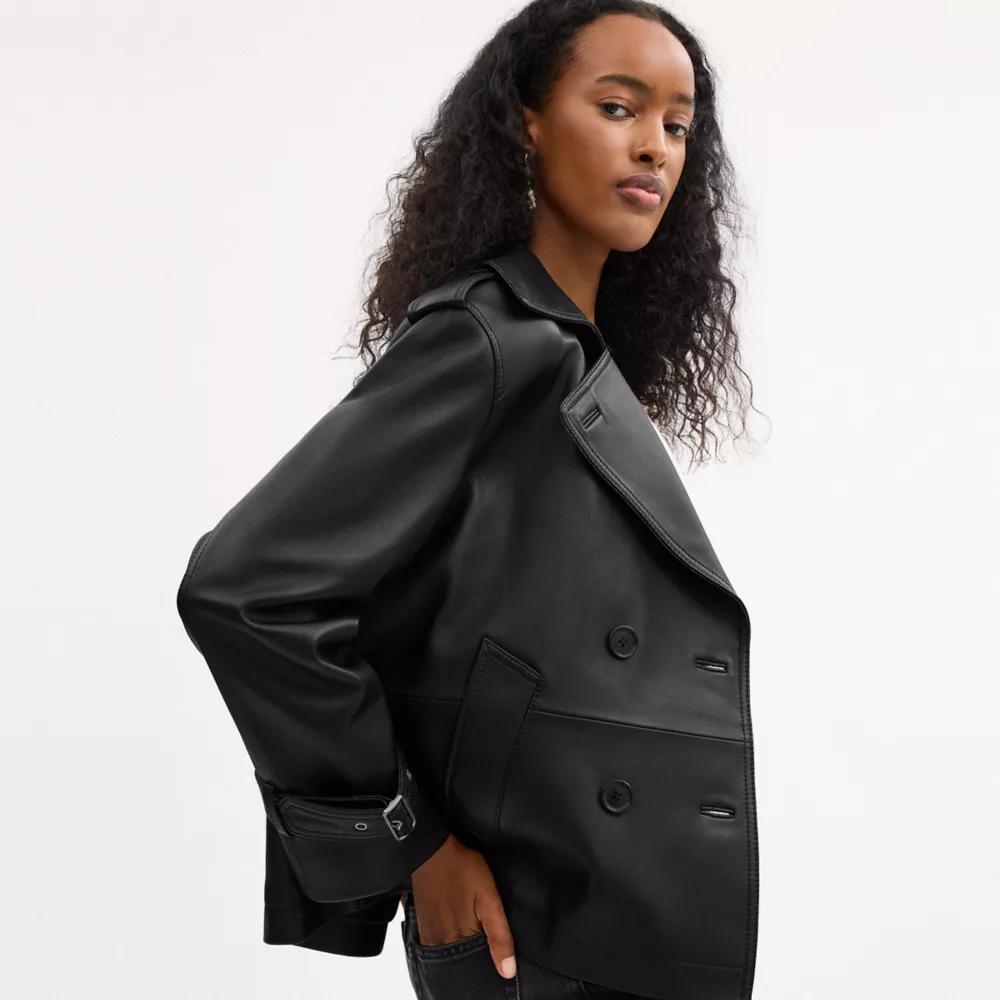 Coach Mini Leather Trench Coat - Coats - Compare Prices from