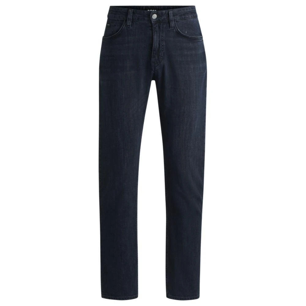 Hugo Boss Delaware slim-fit jeans in dark-blue stretch denim