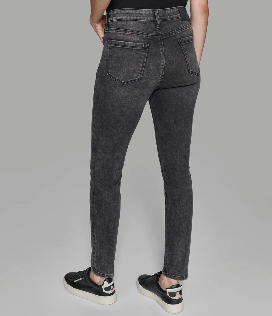 Karl Lagerfeld Paris WHIMSY PATCH GREY WASH JEANS 2