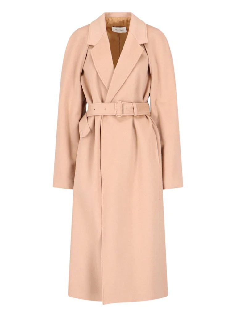 Calvin Klein Calvin Klein Belted Waist Oversized Coat 1