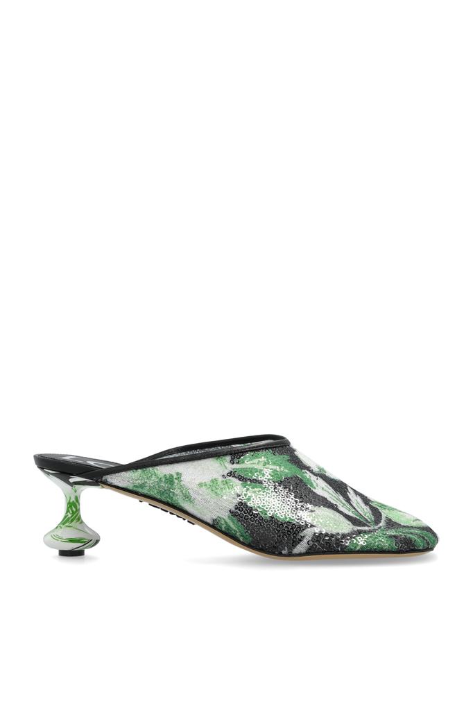 【LOEWE】Sandalo Loewe Loewe Square-Toe Slip-On Sandals - Shoes - Save Extra