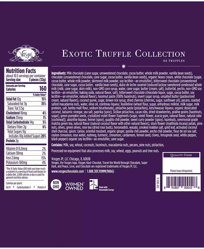 Vosges Haut-Chocolat Exotic Chocolate Truffle Collection, 32 Piece 5