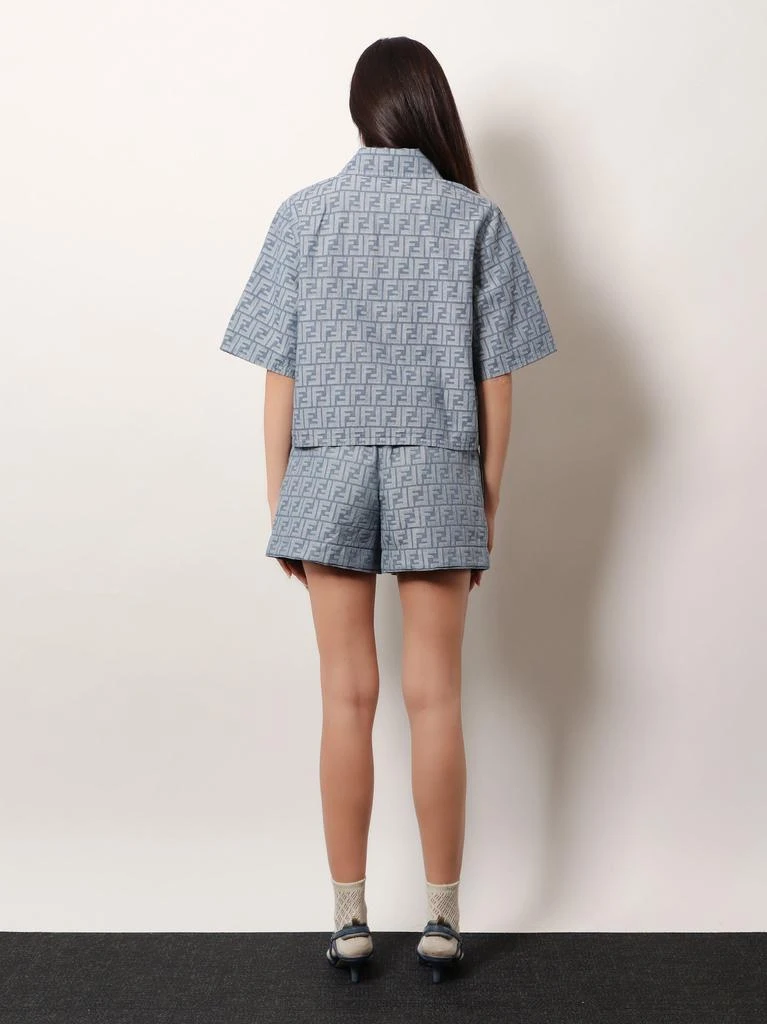 Fendi FF cotton and linen shirt/jacket 3