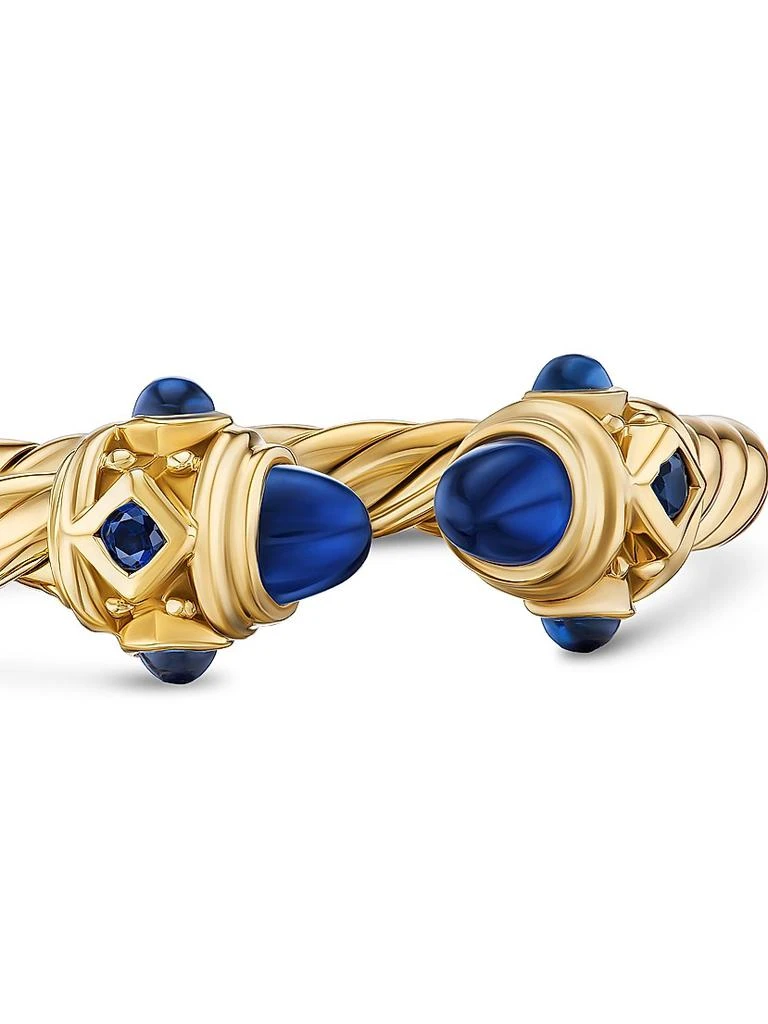 David Yurman Renaissance Open Ring in 18K Gold With Gemstones 7