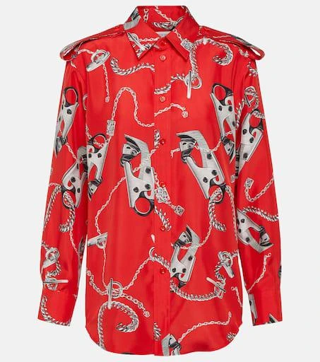Burberry Printed silk shirt 1