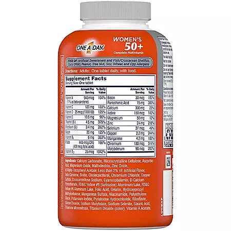 One A Day One A Day Women's 50+ Multivitamin Tablets 300 ct. 8