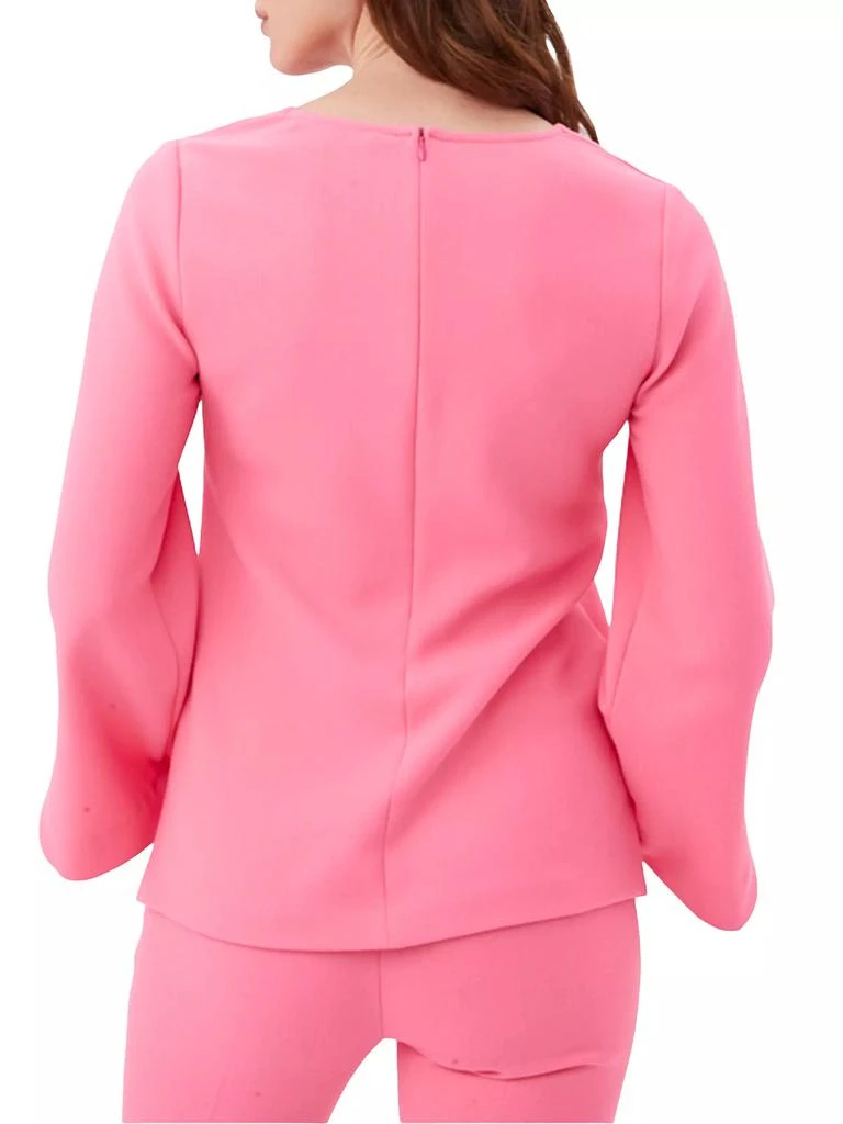 Trina Turk Fathom Bell-Sleeve Top 3