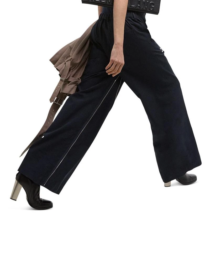 Helmut Lang Inner Gusset Zip Wide Leg Pants 5