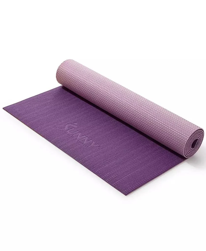 Sunny Health 
Fitness Anti-Slip Dual Color Exercise Yoga Mat,Purple