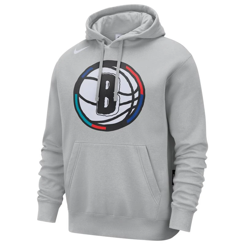 NIKE Nike Nets Club Pullover Hoodie City Edition - Men's 1