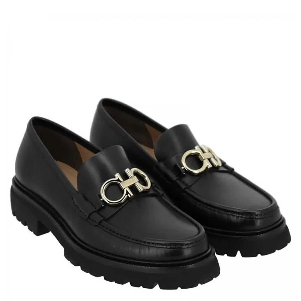 Salvatore Ferragamo Salvatore Ferragamo Men's Black Bleecker Moccasins Bit Loafers 1