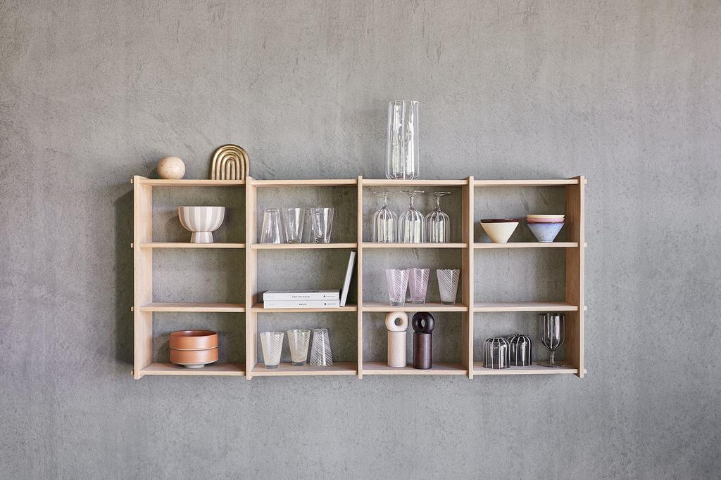 OYOY Living Design Verre Lot De 2 Blanc En Verre Ø7xH10,5cm