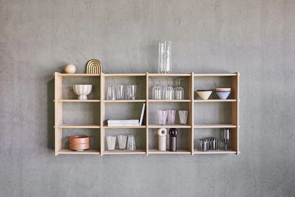 OYOY Living Design Verre Lot De 2 Blanc En Verre Ø7Xh10,5Cm - Blanc 3