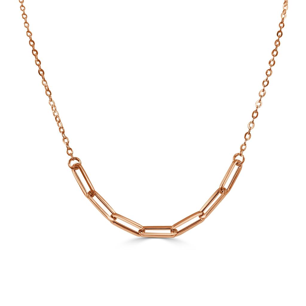 Sabrina Designs 14k Gold Paperclip Necklace