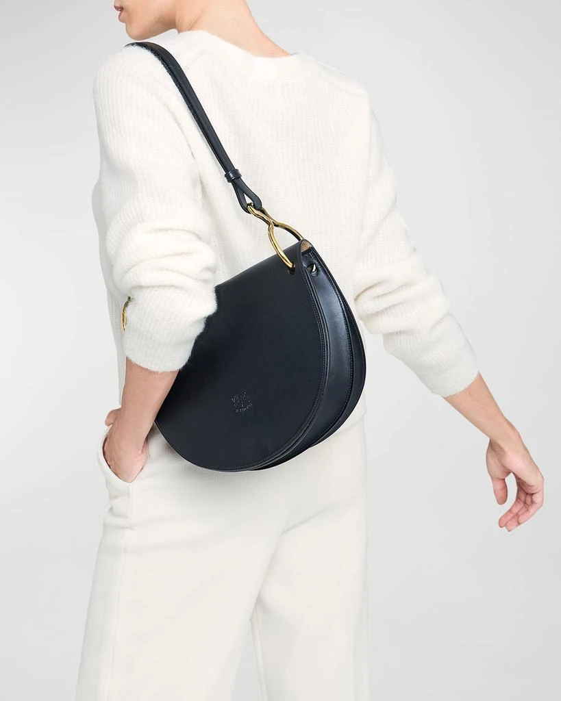 Il Bisonte Consuelo Brushed Leather Flap Shoulder Bag 2