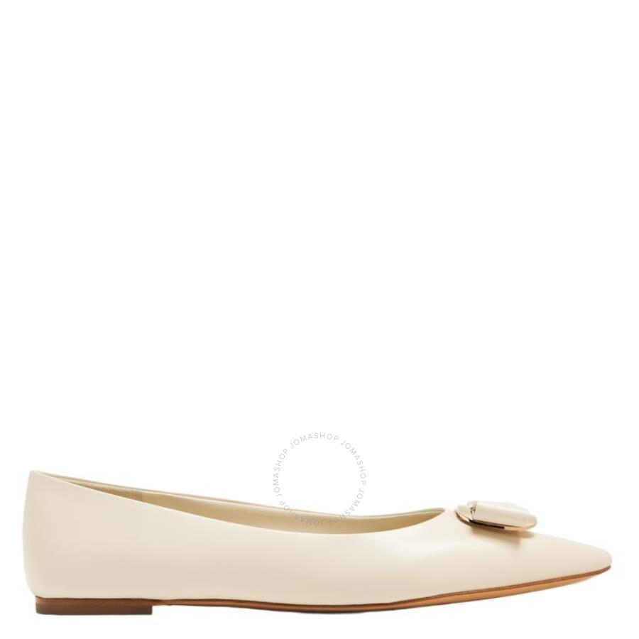 Salvatore Ferragamo New Vara Plate Zea Ballet Flats