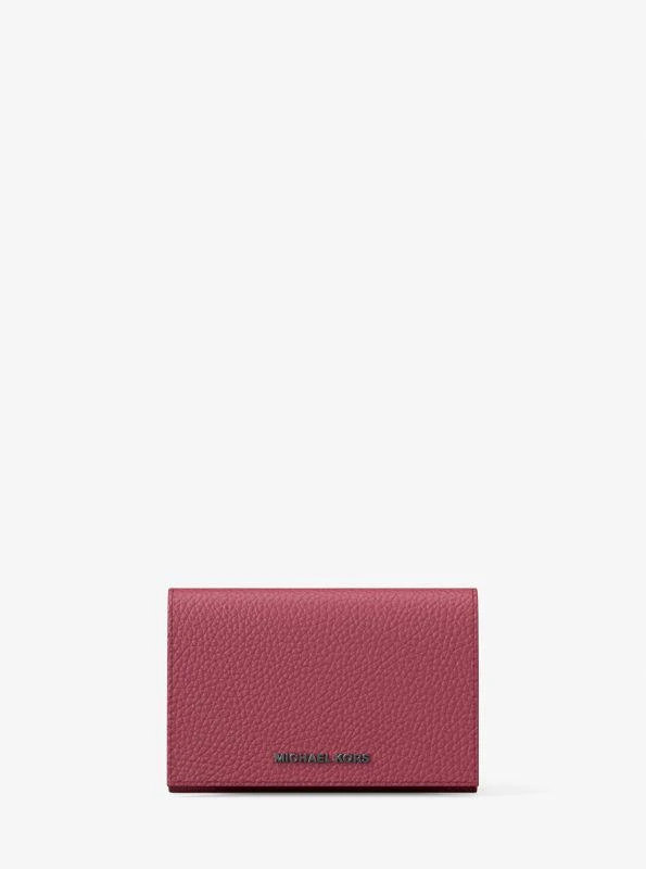 Michael Kors Hudson Pebbled Leather Card Case