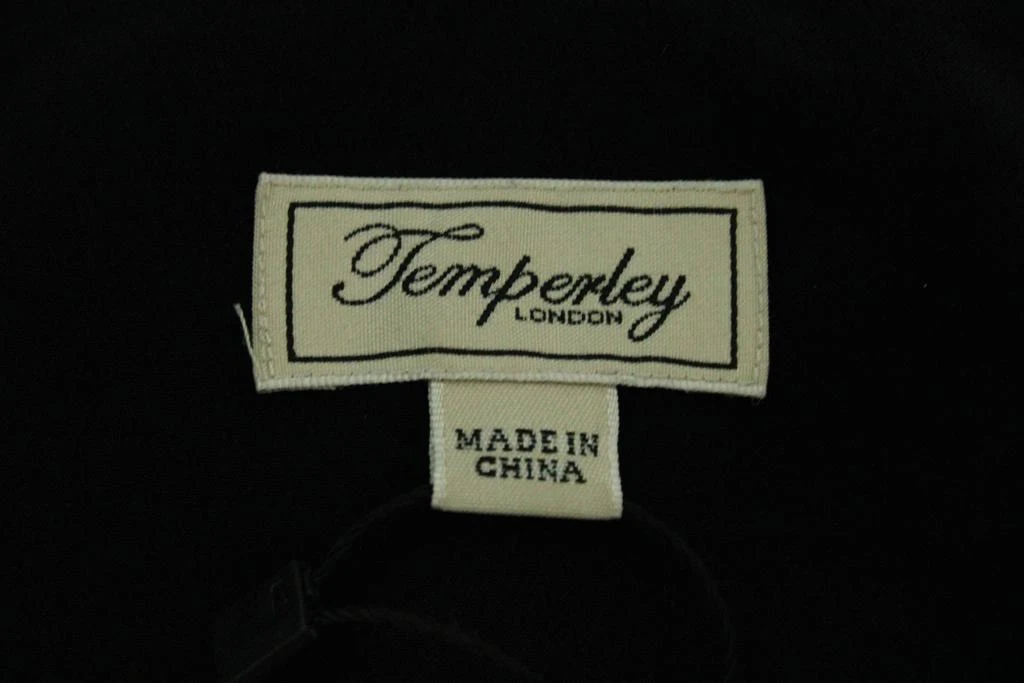 Temperley London Cold Shoulder Top in Black Silk 4