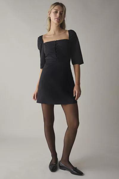 Glamorous Glamorous Black Square Neck Mini Dress