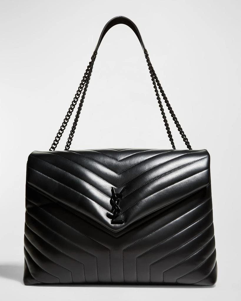 Yves Saint Laurent Loulou Large YSL Shoulder Bag in Quilted Leather 1