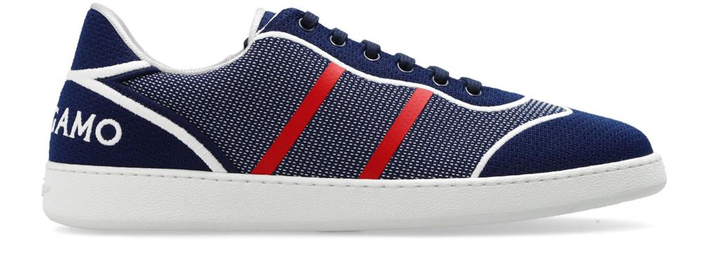 【24SS NEW】FERRAGAMO_man / DEDALO スニーカー / Navy Green Salvatore Ferragamo Dedalo sneakers - Casual Shoes - Free