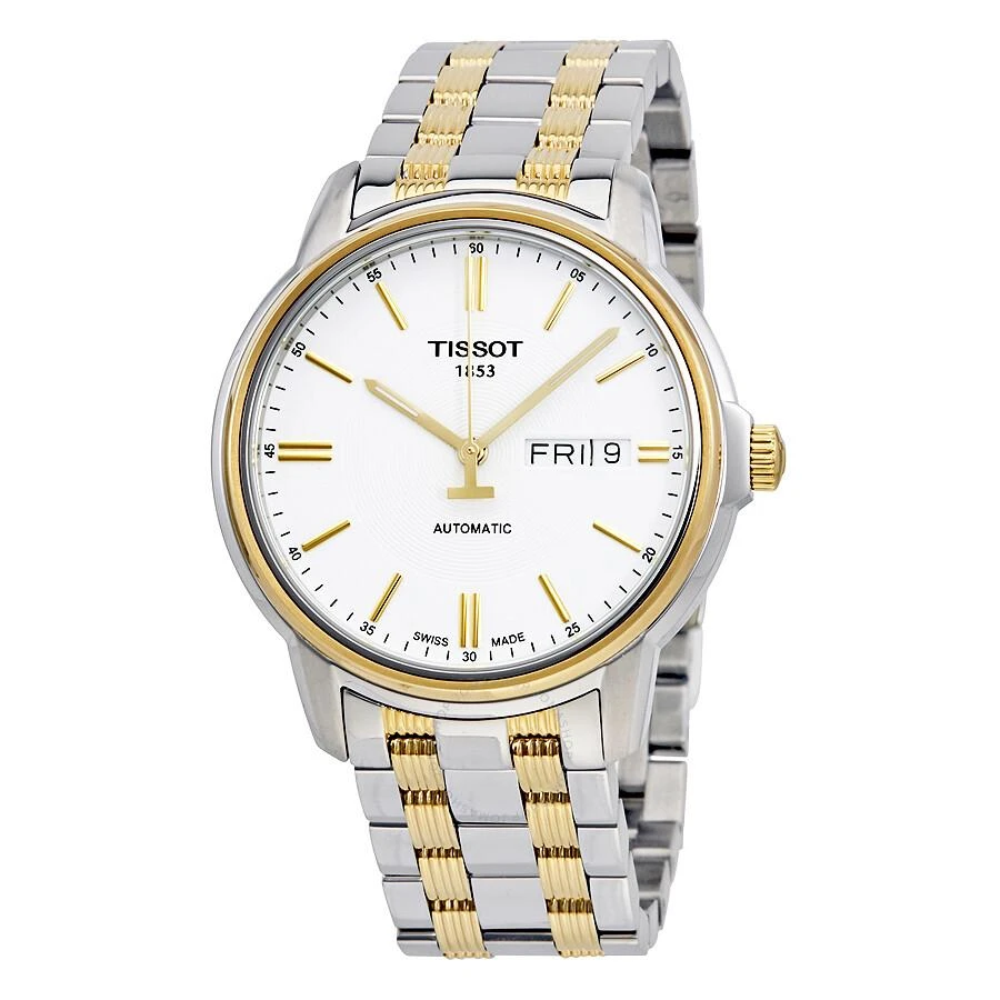 Tissot T-Classic Automatic III White Dial Men's Watch T0654302203100 1