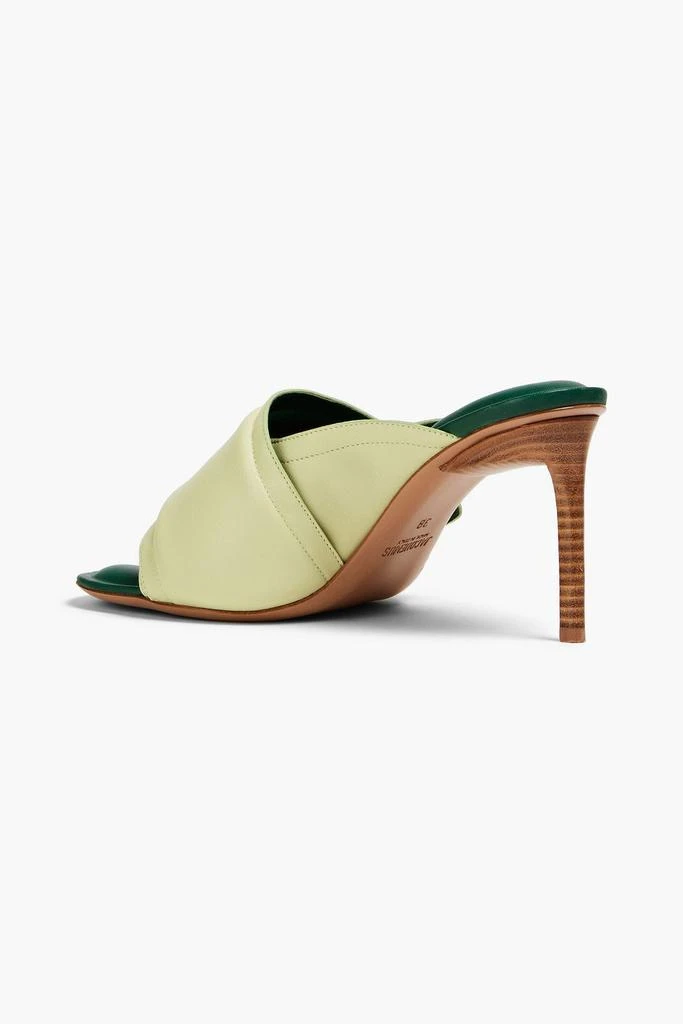 Jacquemus Aqua padded leather mules 3