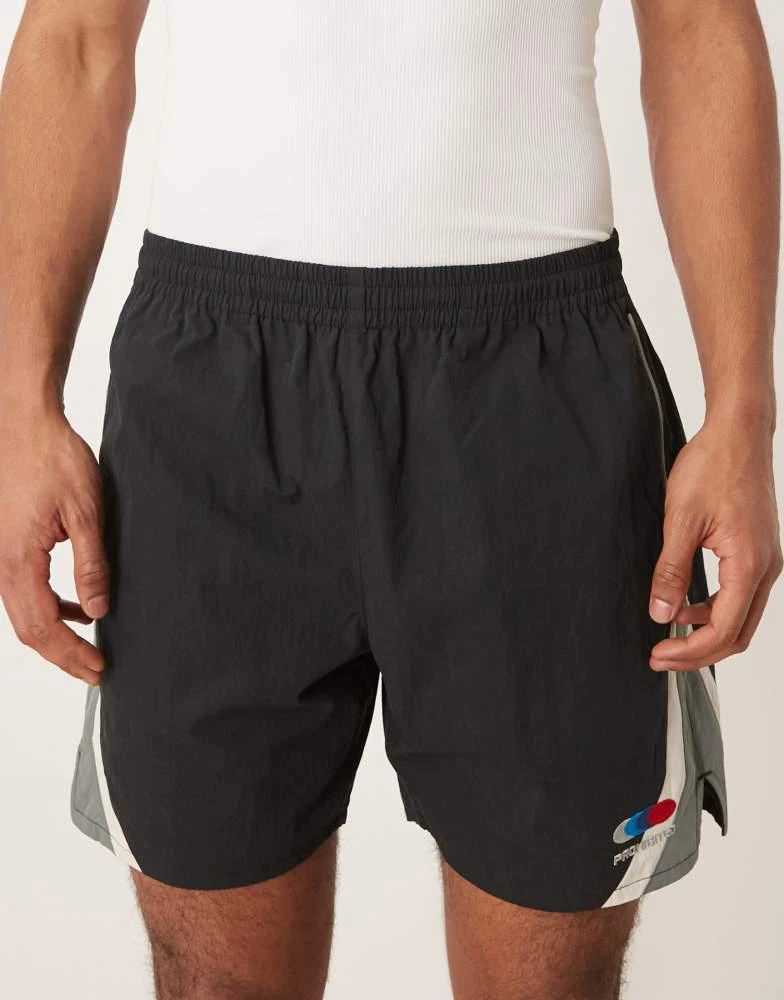 Prohibited Prohibited racer track shorts in black 5