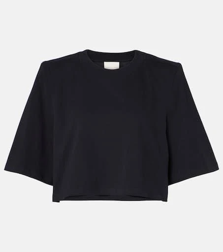 Isabel Marant Zaely cropped cotton jersey T-shirt 1