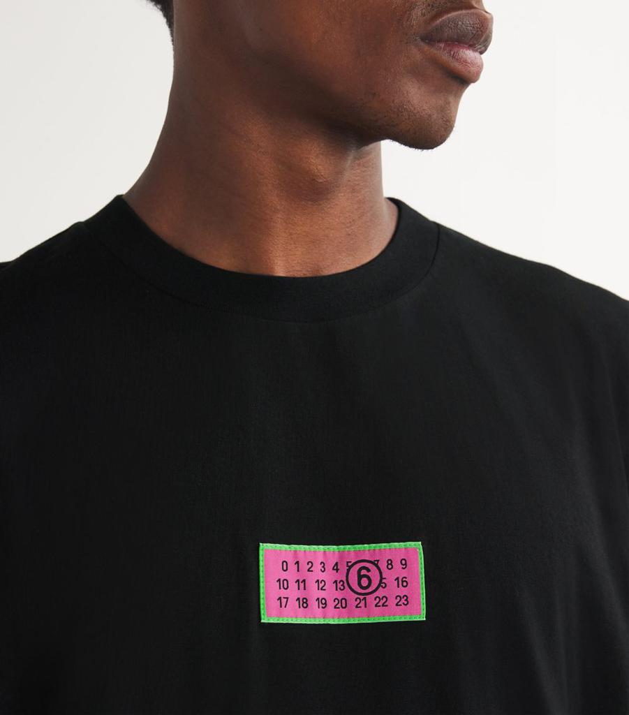 MM6 Cotton Numbers Logo T-Shirt - T-Shirts - BeyondStyle