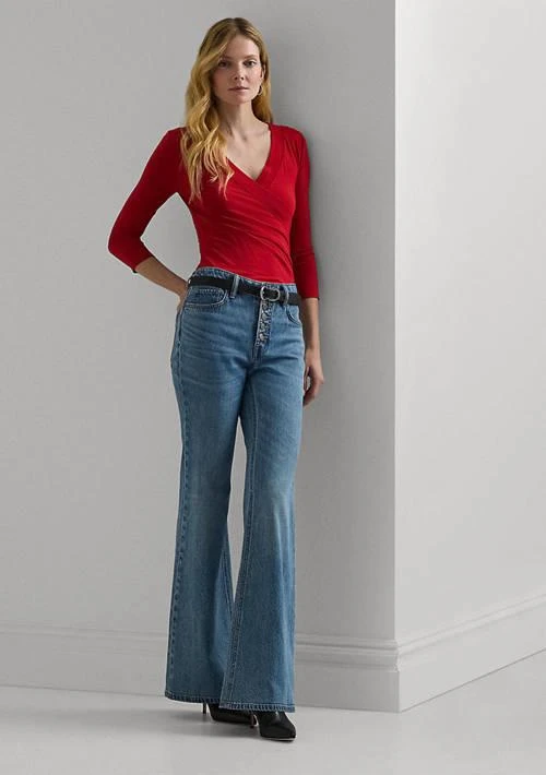 Ralph Lauren Ralph Lauren Surplice Jersey Top 4