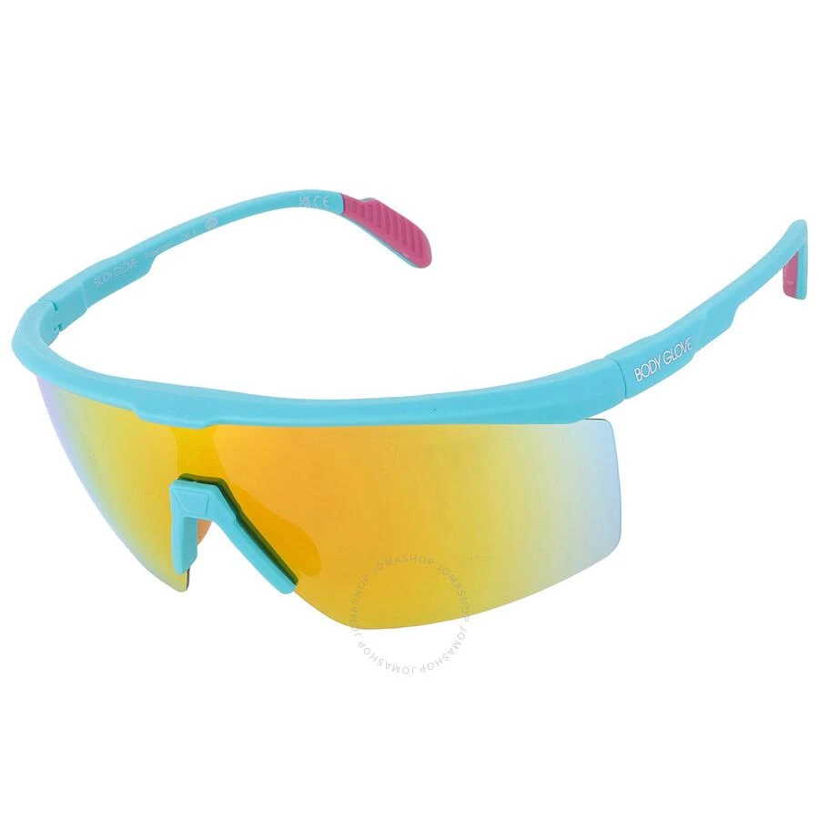 Body Glove BG POL 24 358 Polarized Orange Mirror Sport Unisex Sunglasses 10270150.CGR TRQORG 3
