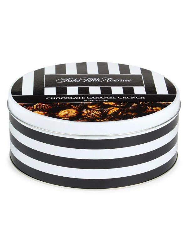 Saks Fifth Avenue Canned Chocolate Caramel Crunch Popcorn 1